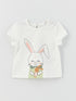 LC Waikiki Crew Neck Short Sleeve Baby Girl T-Shirt 3 Pieces